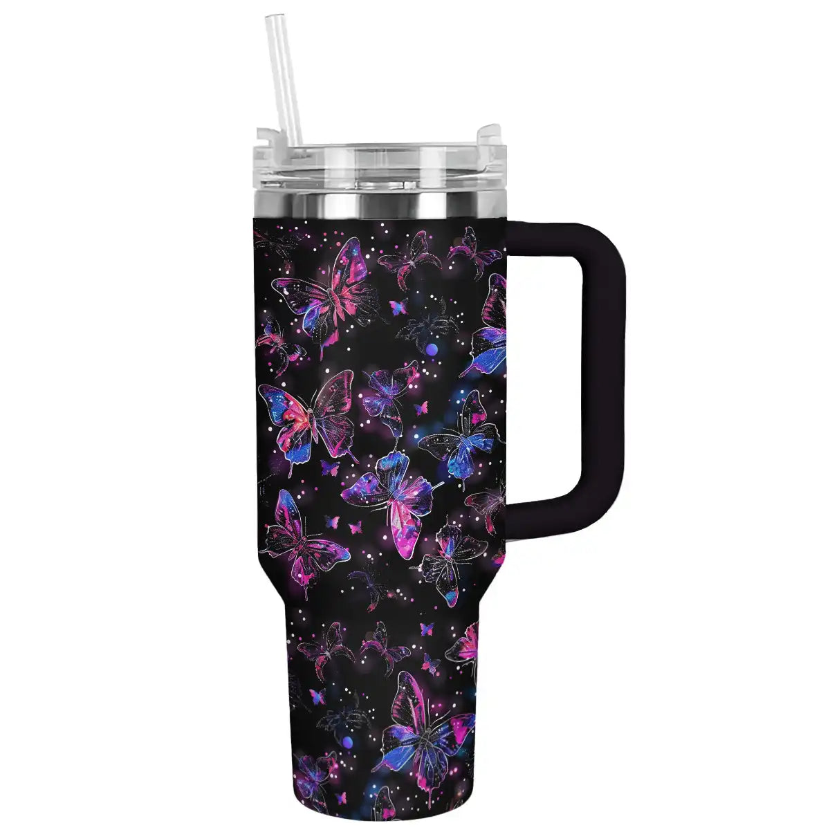 Butterfly Custom Stanley Cup 40 oz 30 oz Tumbler With Handle