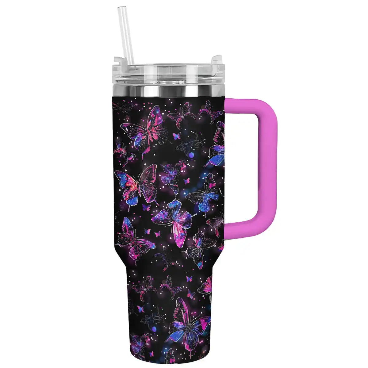 Butterfly Custom Stanley Cup 40 oz 30 oz Tumbler With Handle