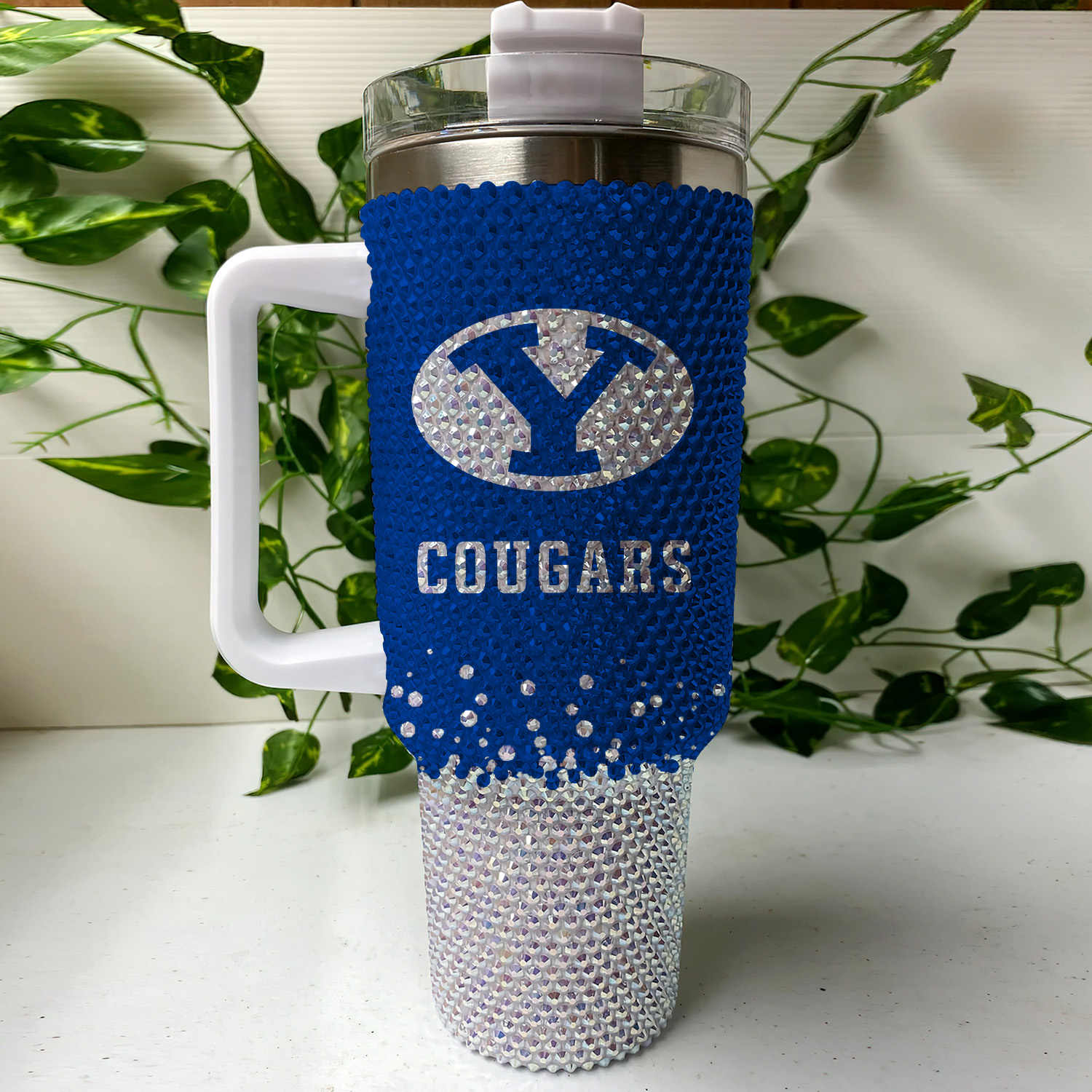BYU Cougars NCAA Custom Stanley Cup 40 oz 30 oz Tumbler With Handle