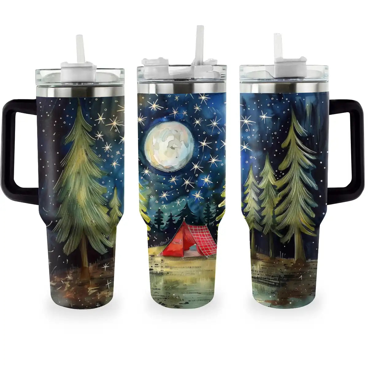 Camping Under The Star Custom Stanley Cup 40 oz 30 oz Tumbler With Handle