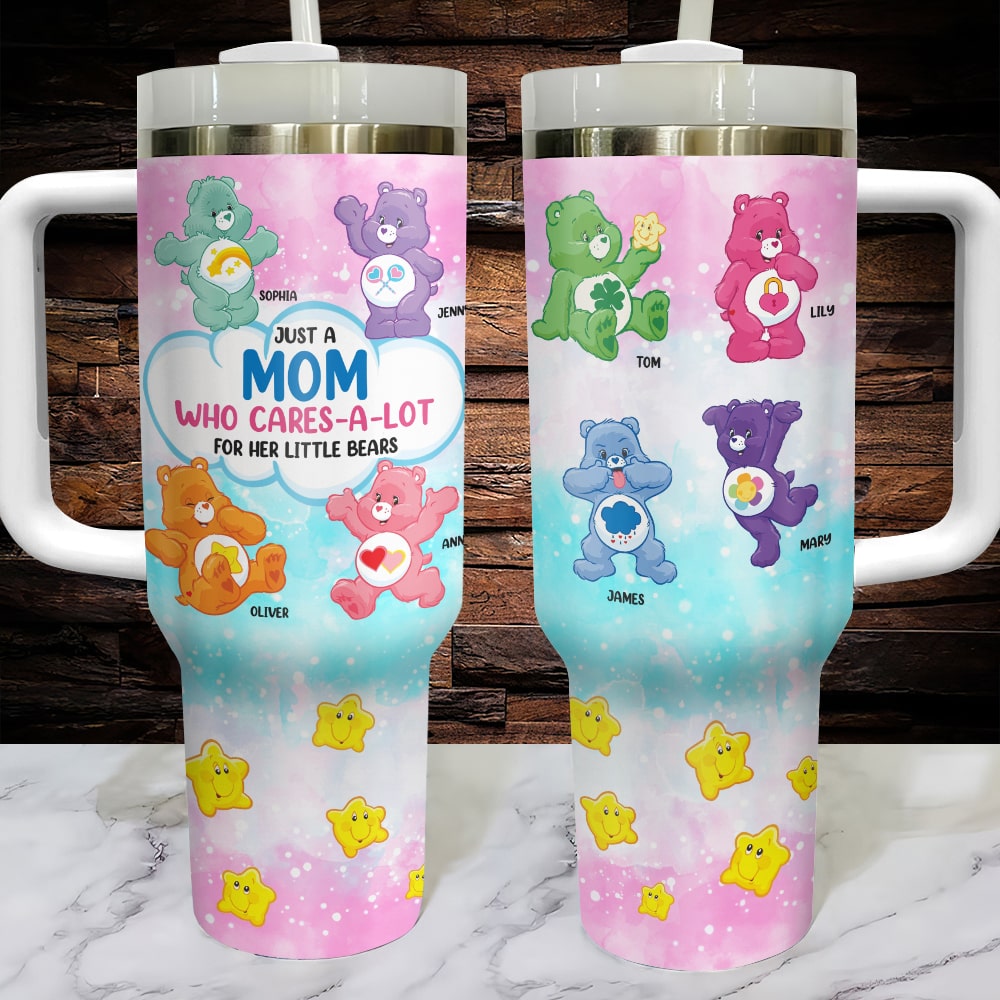 Care Bears Mom Cartoon Custom Stanley Cup 40 oz 30 oz Tumbler With Handle