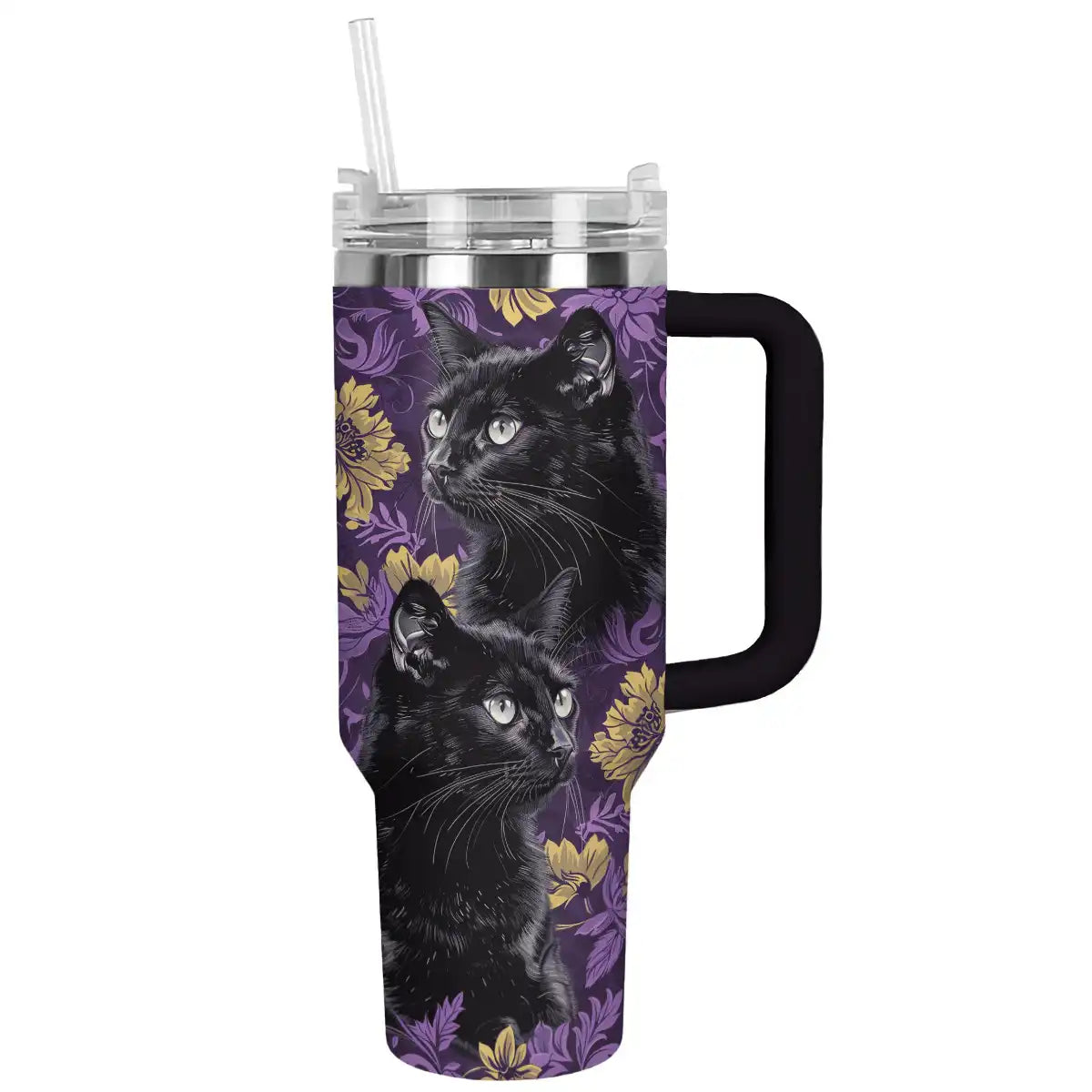 Cat Custom Stanley Cup 40 oz 30 oz Tumbler With Handle