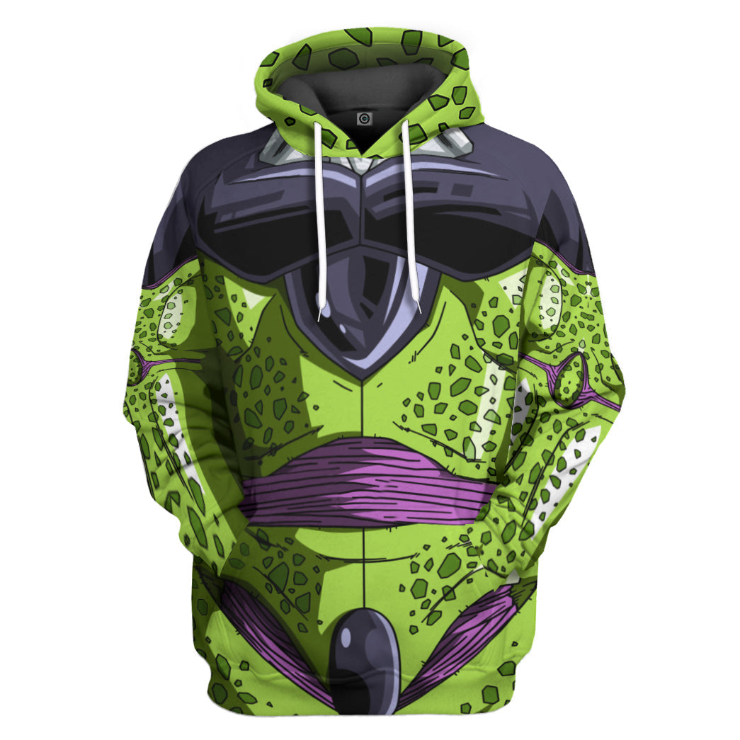 Cell Dragon Ball Costume Hoodie Sweatshirt T-Shirt Sweatpants Tracksuit - Stormmerch Exclusive