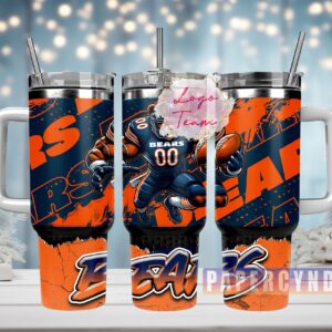 Chicago Bears Custom Stanley Cup 40 oz 30 oz Tumbler With Handle