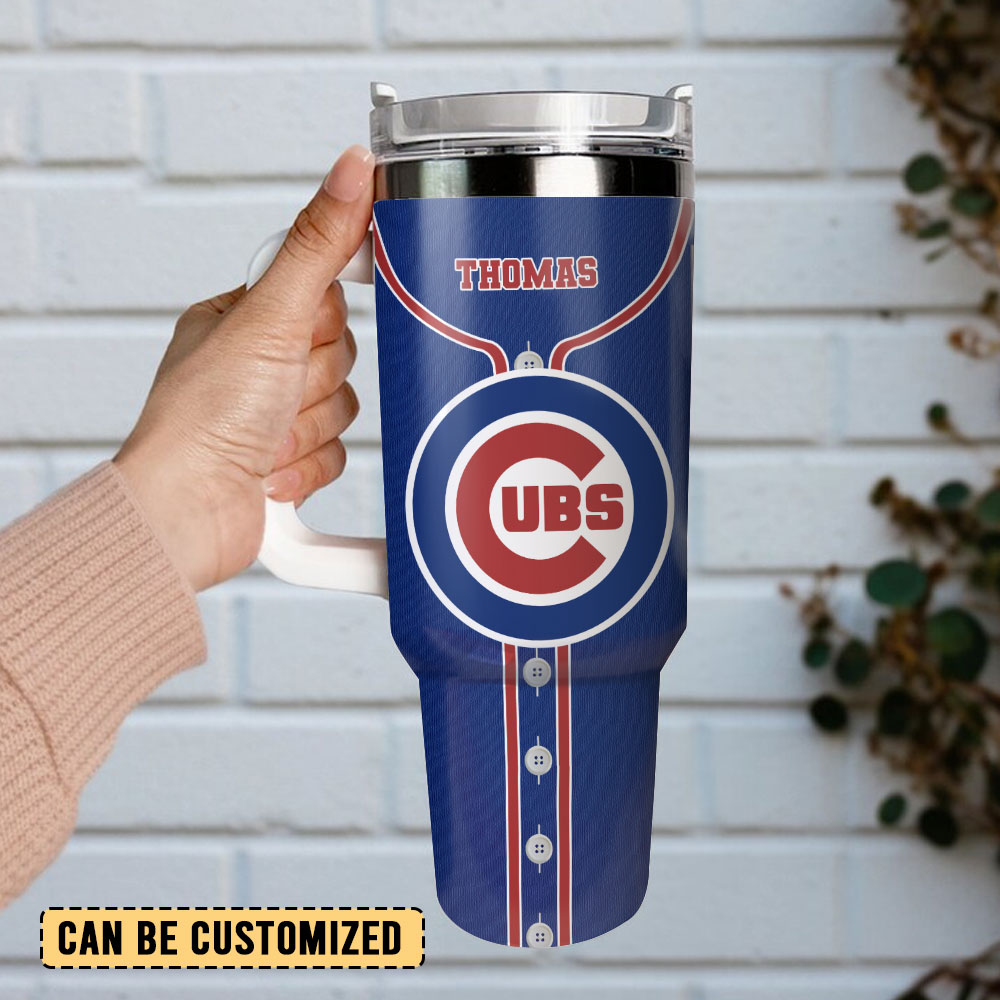 Chicago Cubs Baseball MLB Custom Stanley Cup 40 oz 30 oz Tumbler With Handle