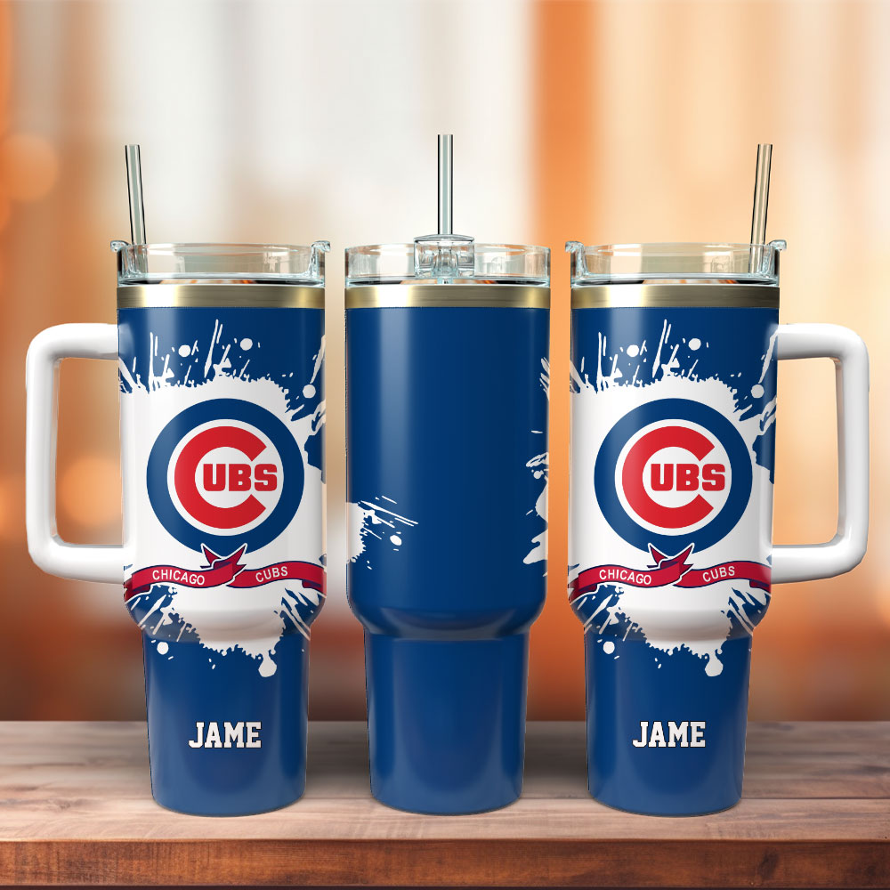 Chicago Cubs Baseball MLB Sport Custom Stanley Cup 40 oz 30 oz Tumbler With Handle