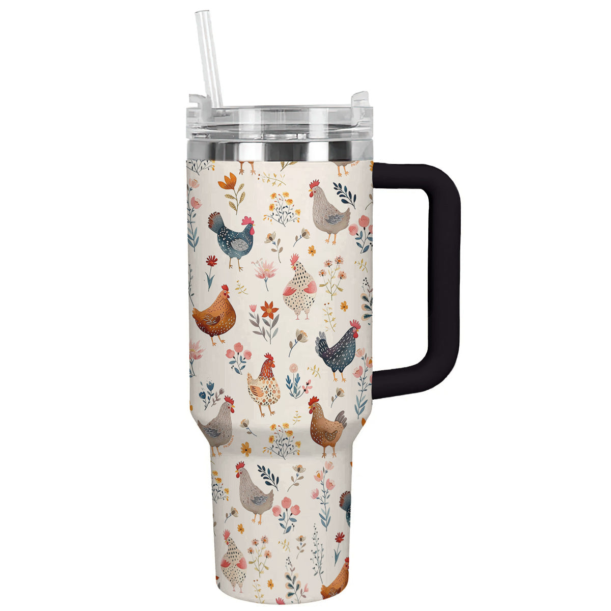 Chicken Custom Stanley Cup 40 oz 30 oz Tumbler With Handle