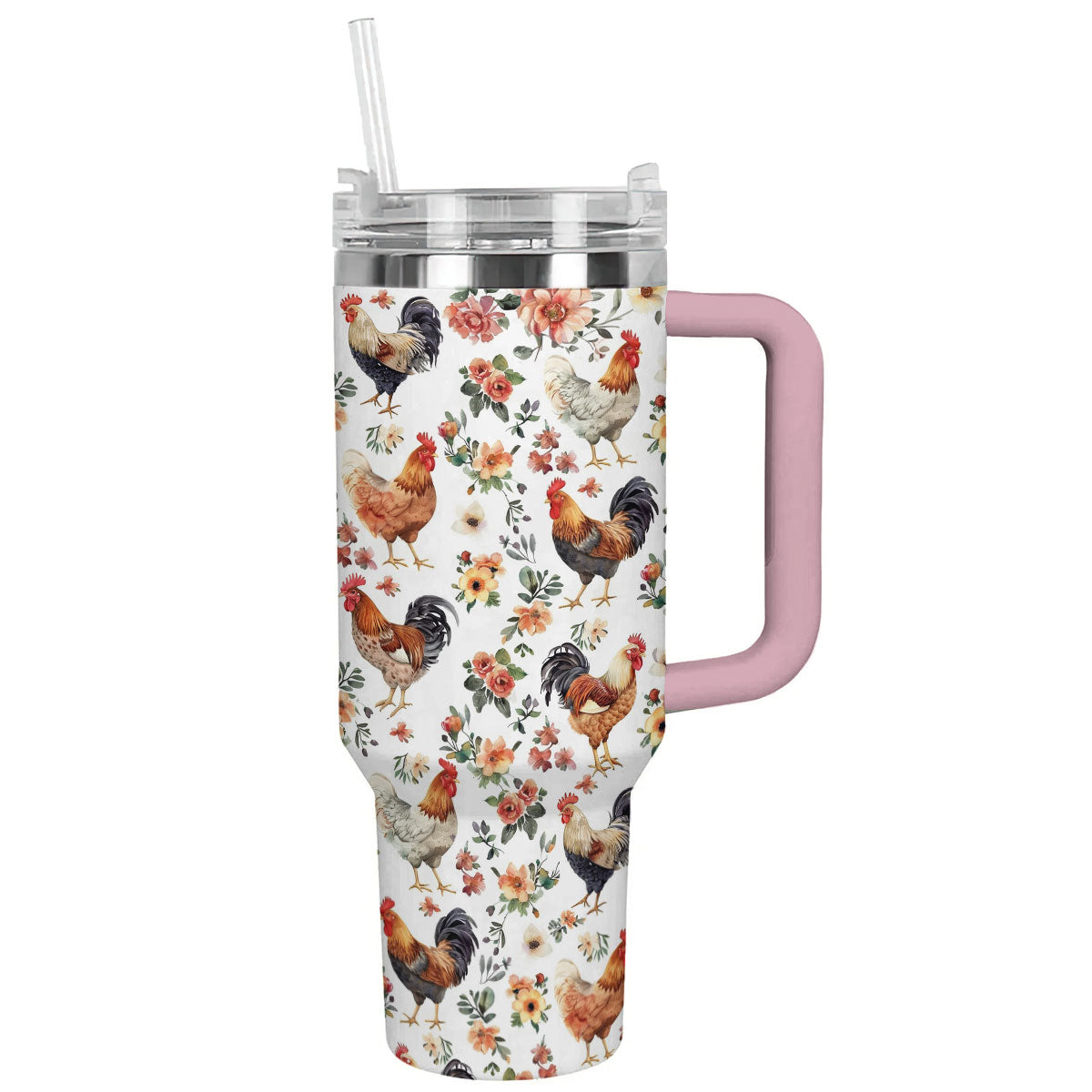 Chicken Custom Stanley Cup 40 oz 30 oz Tumbler With Handle