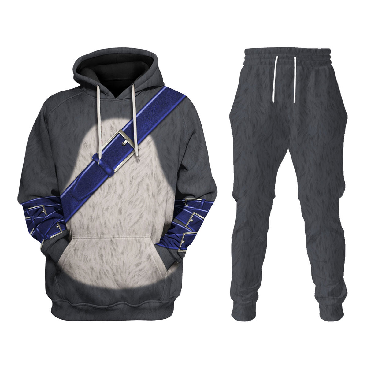 Child/Rookie Bearmon Mammal Digimon Hoodie T-shirt Sweatpants Cosplay - Stormmerch Exclusive