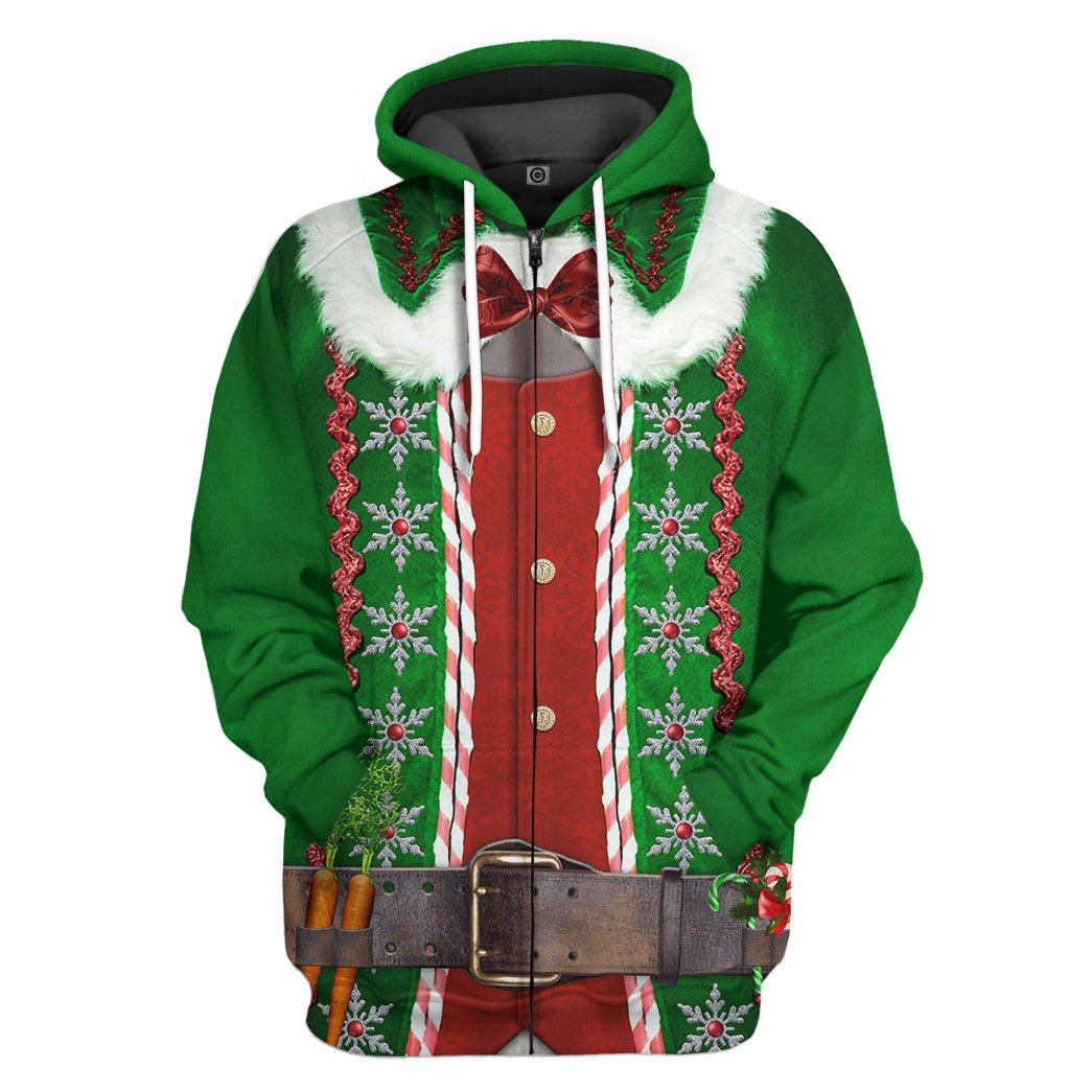 Christmas Elf Costume Hoodie Sweatshirt T-Shirt Sweatpants Tracksuit - Stormmerch Exclusive