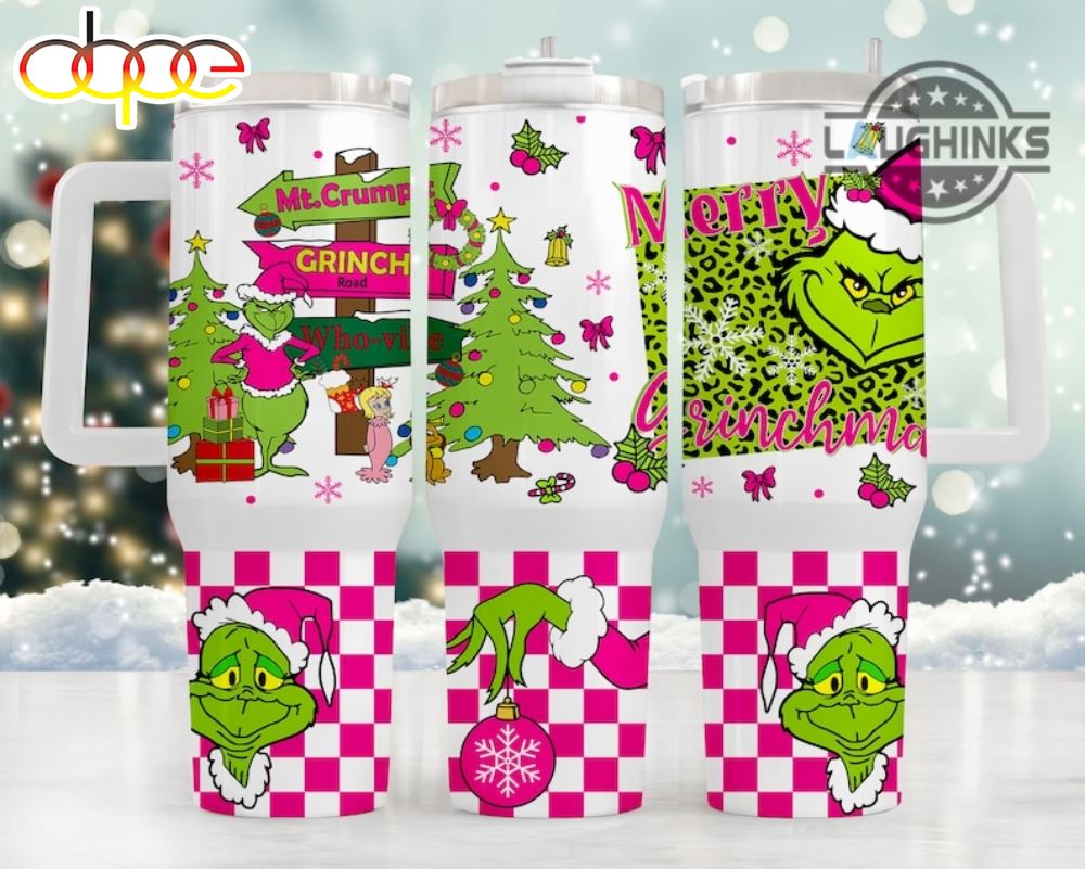 Christmas Grinch Movies Custom Stanley Cup 40 oz 30 oz Tumbler With Handle