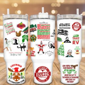 Christmas Vacation Movies Custom Stanley Cup 40 oz 30 oz Tumbler With Handle