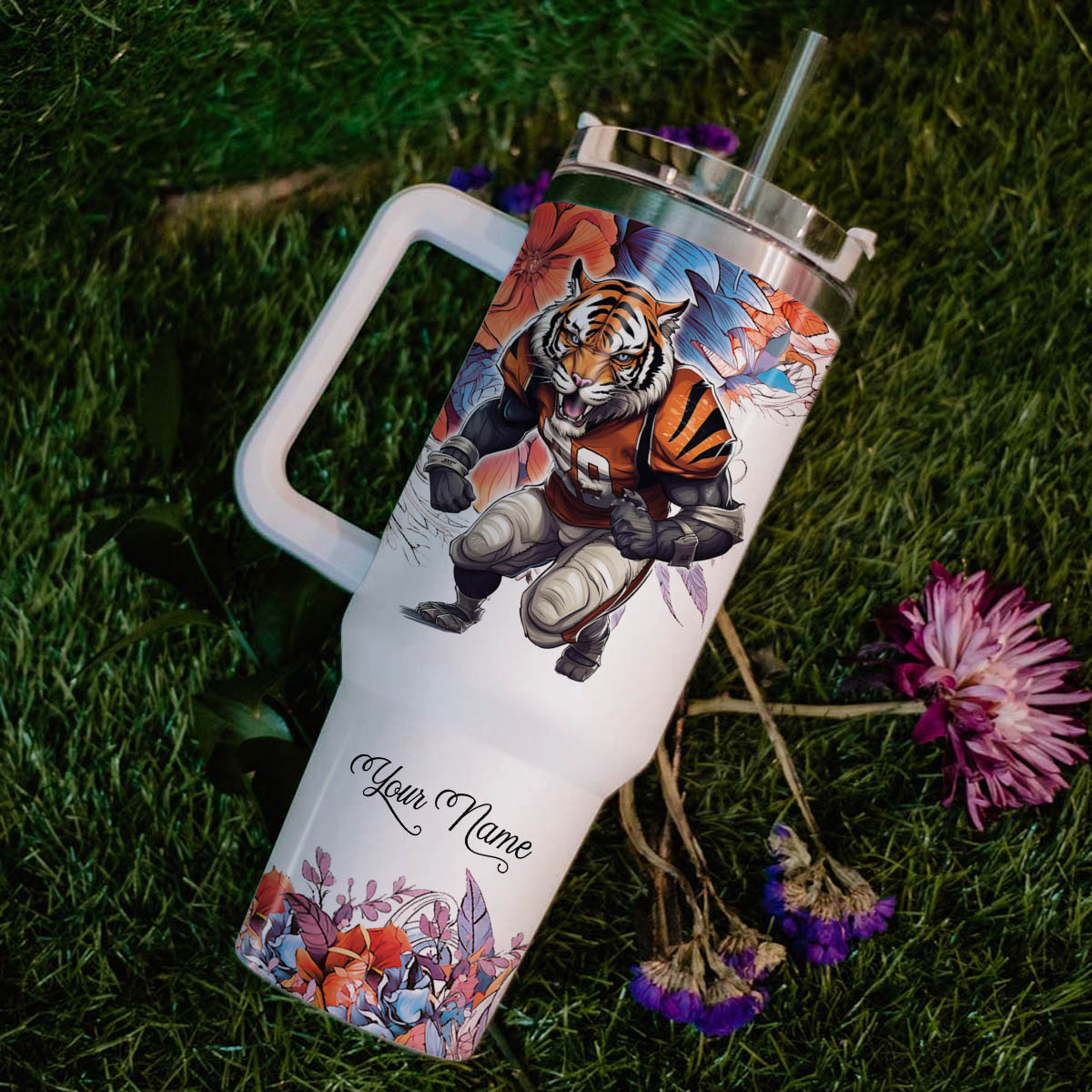 Clemson Tigers NCAA Custom Stanley Cup 40 oz 30 oz Tumbler With Handle