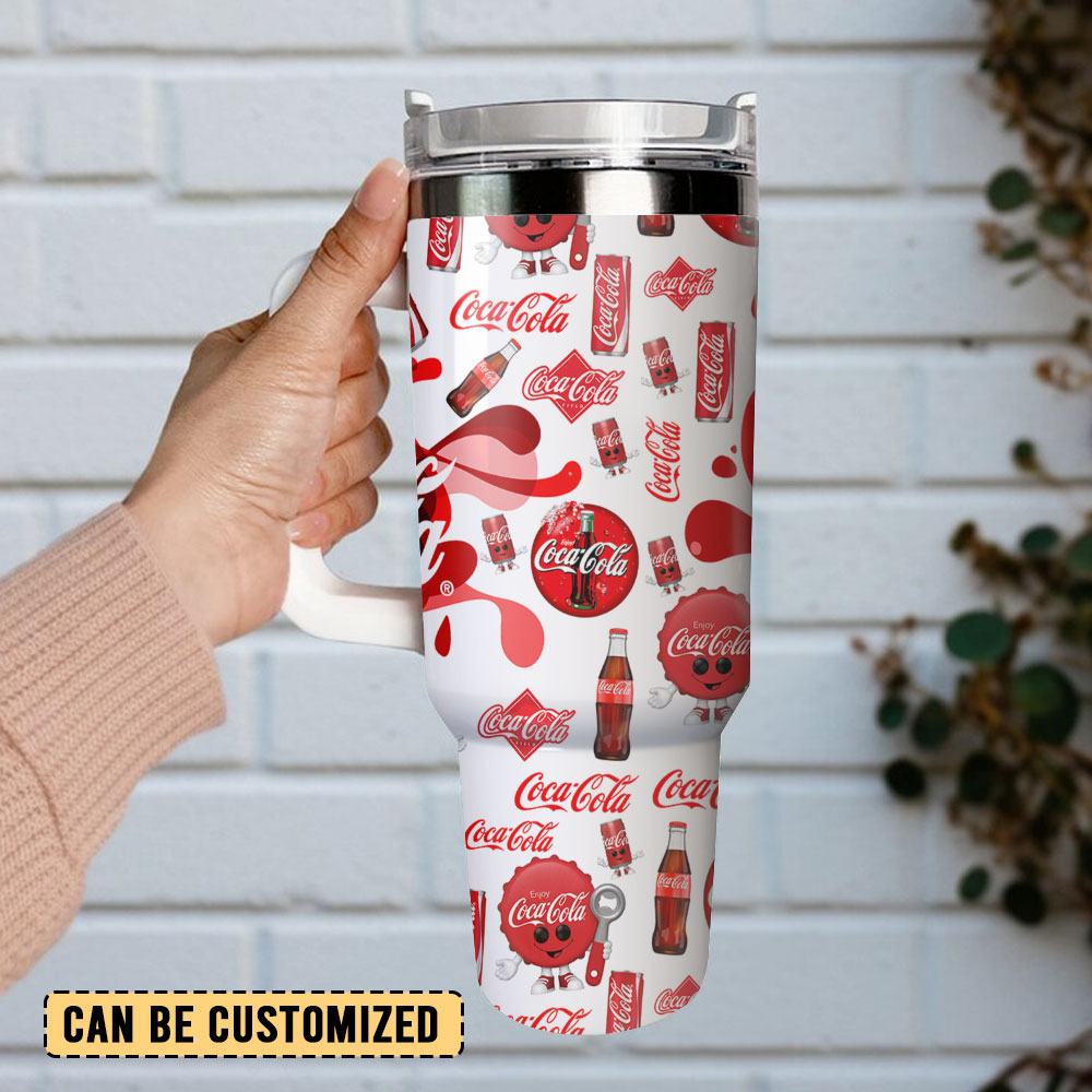 Cocacola Drink Custom Stanley Cup 40 oz 30 oz Tumbler With Handle