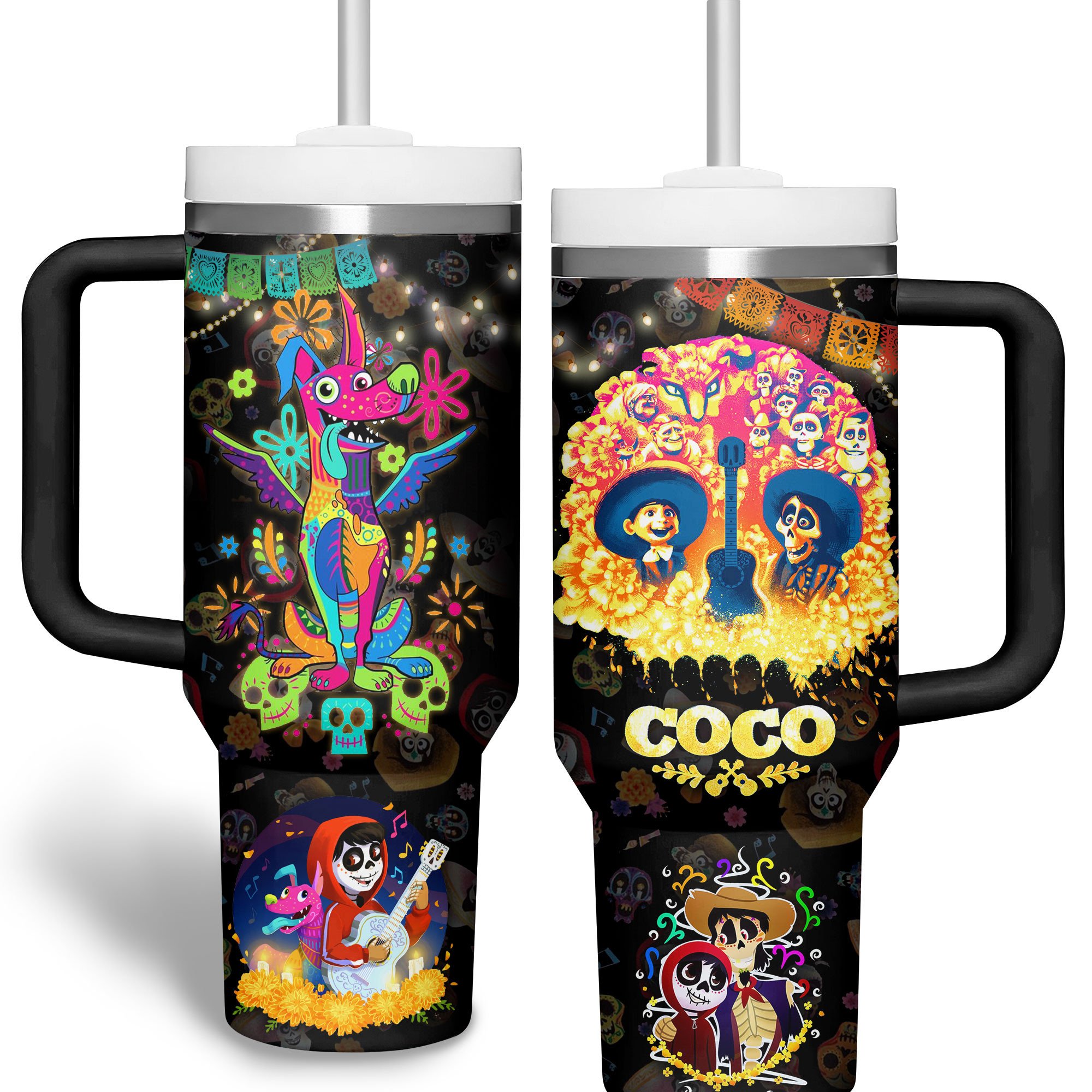 Coco Movies Custom Stanley Cup 40 oz 30 oz Tumbler With Handle