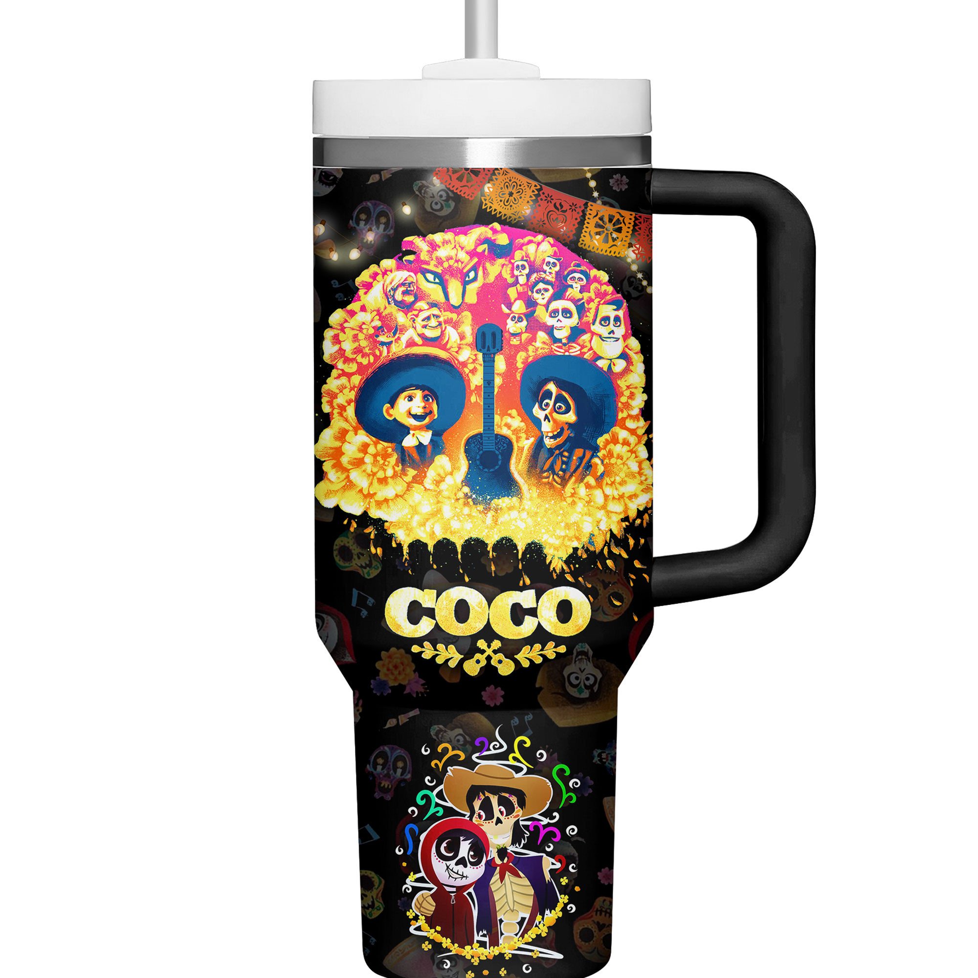 Coco Movies Custom Stanley Cup 40 oz 30 oz Tumbler With Handle