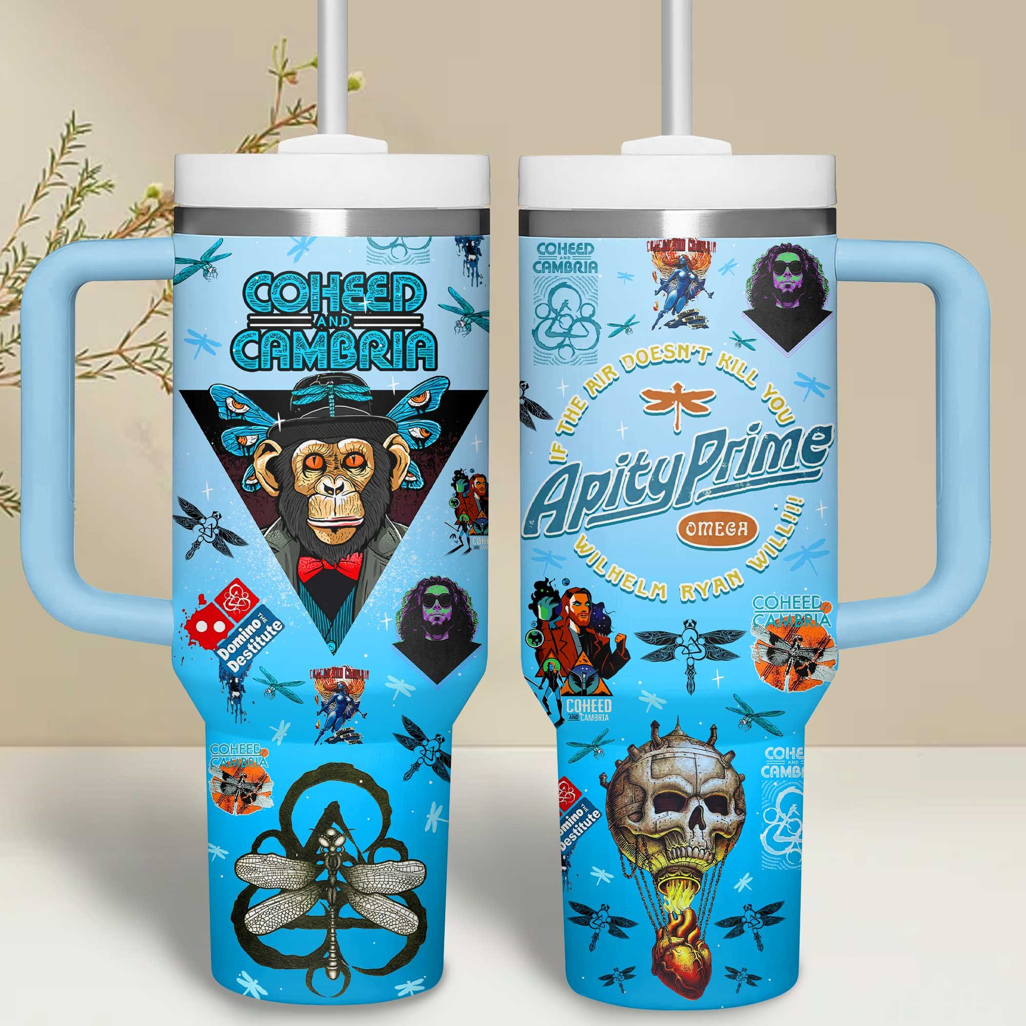 Coheed and Cambria Music Custom Stanley Cup 40 oz 30 oz Tumbler With Handle