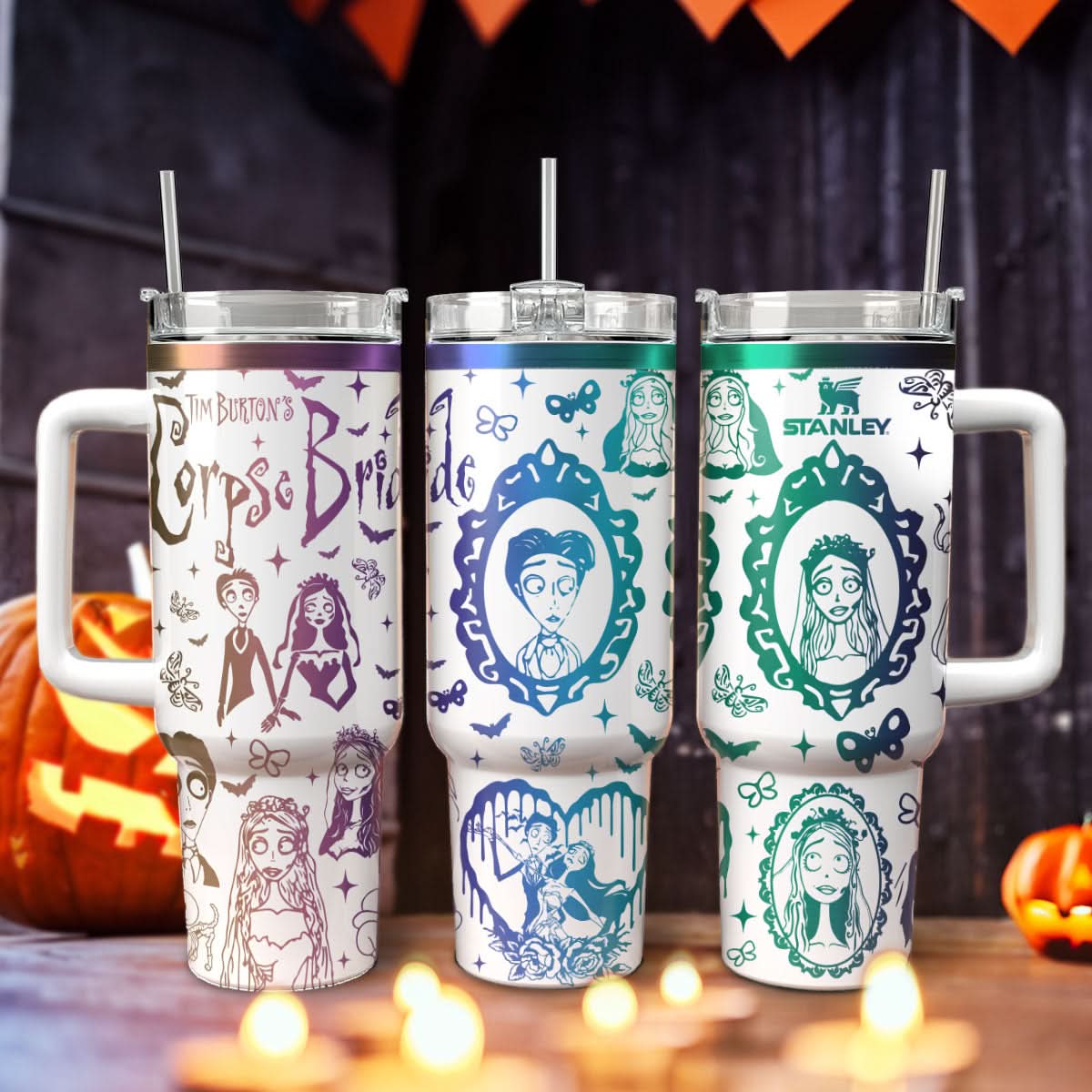 Corpse Bride Movies Custom Stanley Cup 40 oz 30 oz Tumbler With Handle