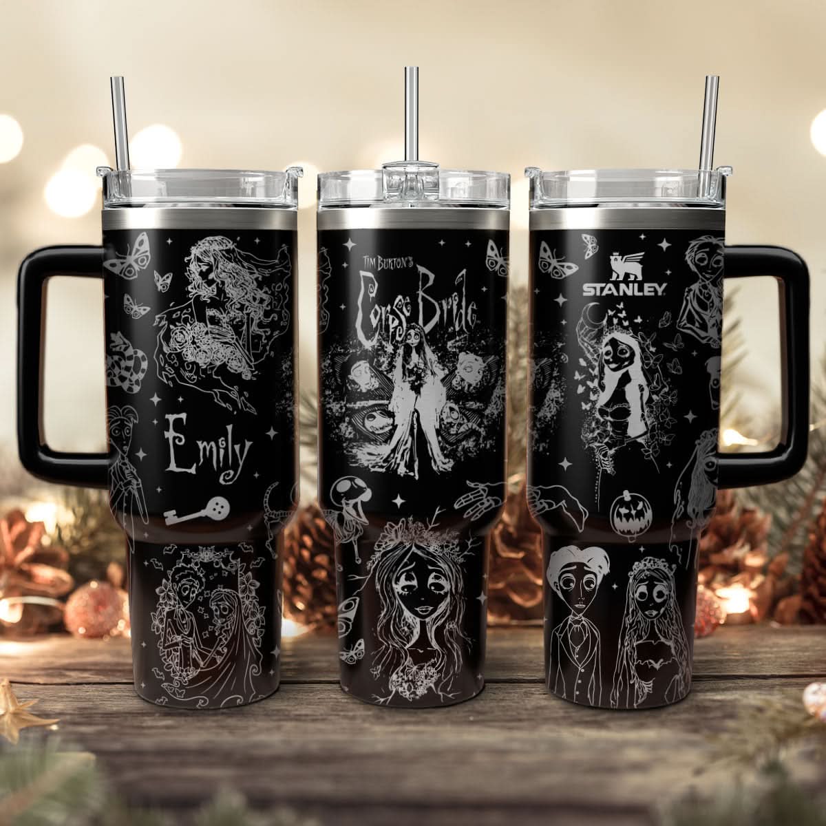 Corpse Bride Movies Custom Stanley Cup 40 oz 30 oz Tumbler With Handle