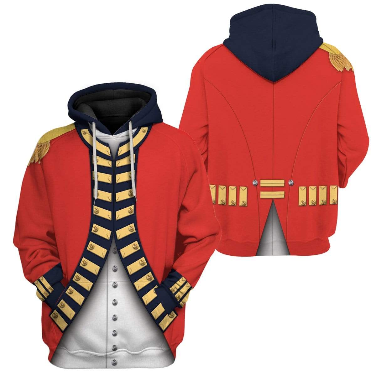 Cosplay British Royal Fusilier Costume Hoodie Sweatshirt T-Shirt Sweatpants Tracksuit - Stormmerch Exclusive