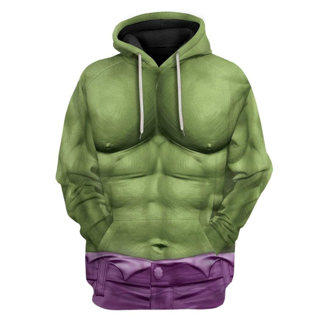 Cosplay Incredible Hulk Costume Hoodie Sweatshirt T-Shirt Sweatpants Tracksuit - Stormmerch Exclusive