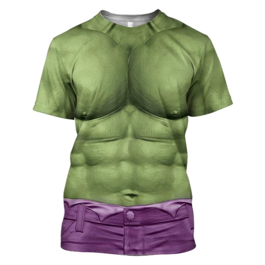 Cosplay Incredible Hulk Costume Hoodie Sweatshirt T-Shirt Sweatpants Tracksuit - Stormmerch Exclusive