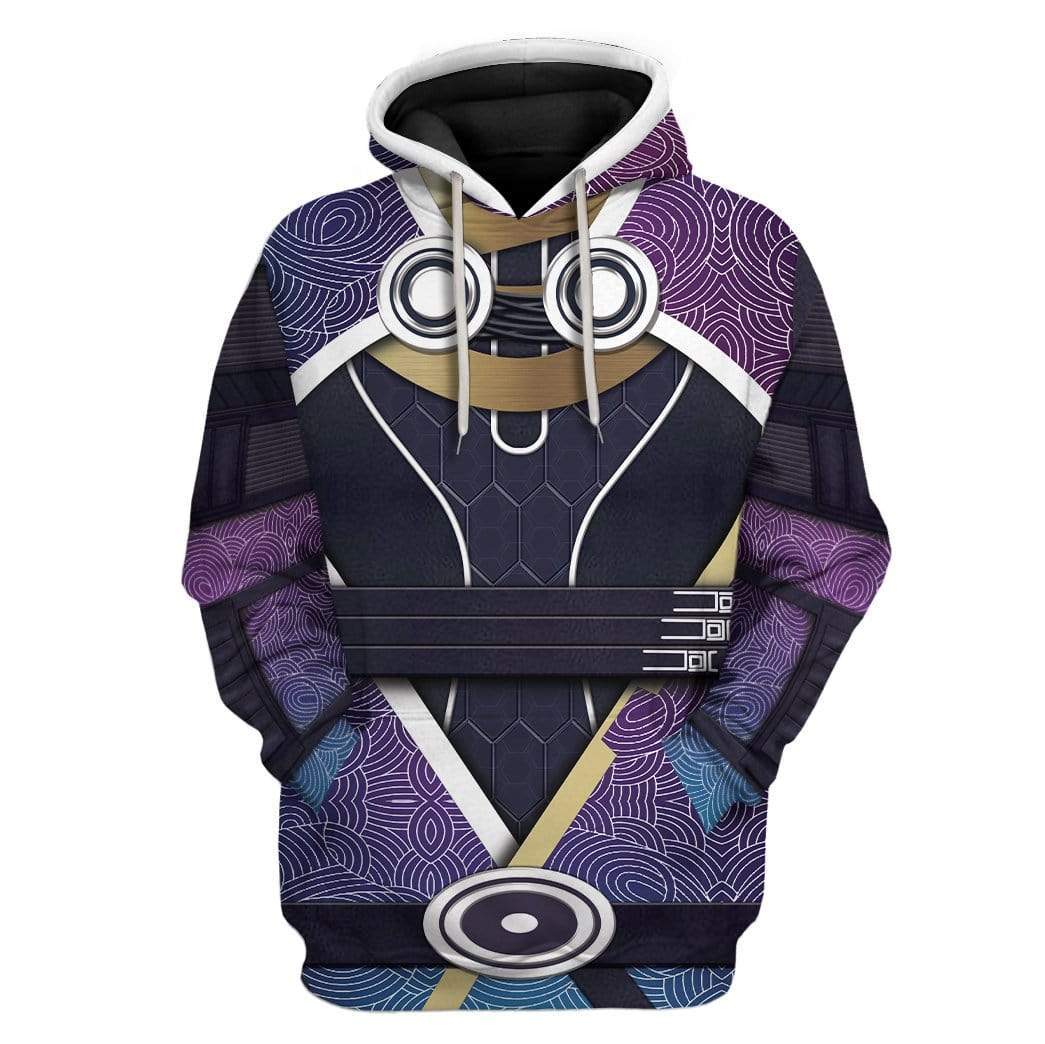 Cosplay Mass Effect Tali Vas Normandy Costume Hoodie Sweatshirt T-Shirt Sweatpants Tracksuit - Stormmerch Exclusive