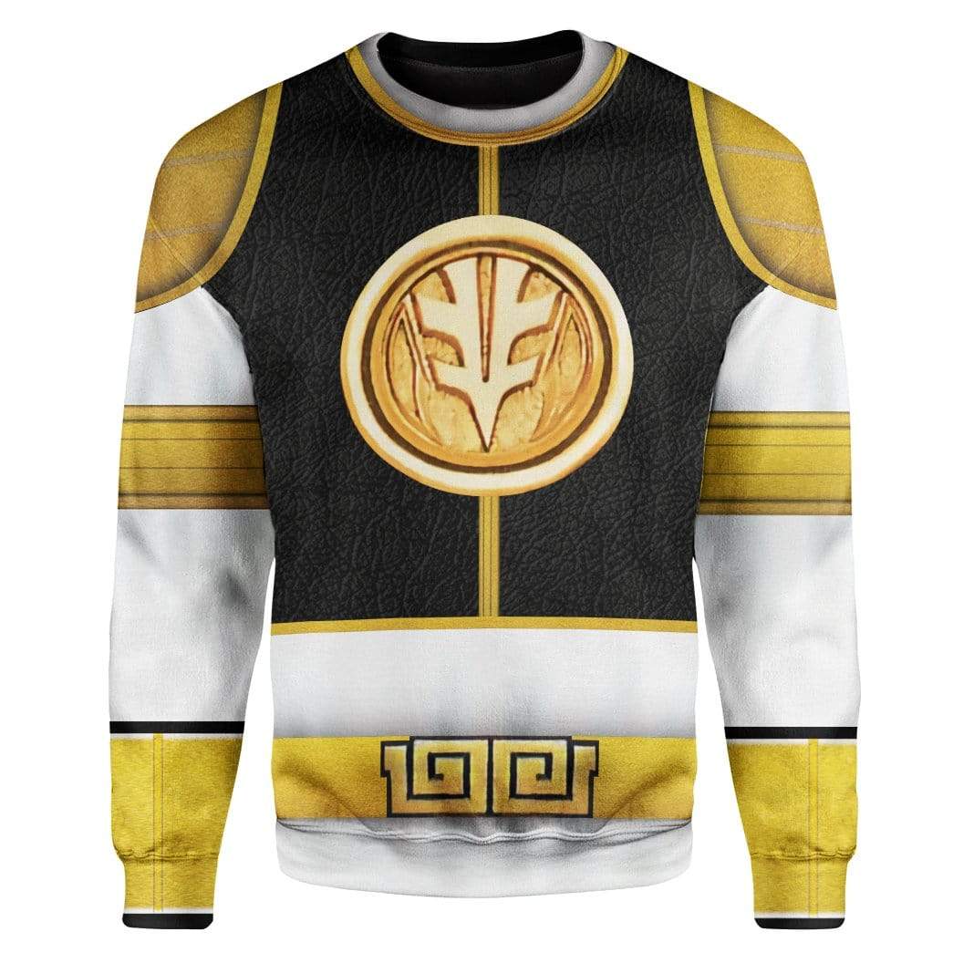 Cosplay White Ranger Costume Hoodie Sweatshirt T-Shirt Sweatpants Tracksuit - Stormmerch Exclusive
