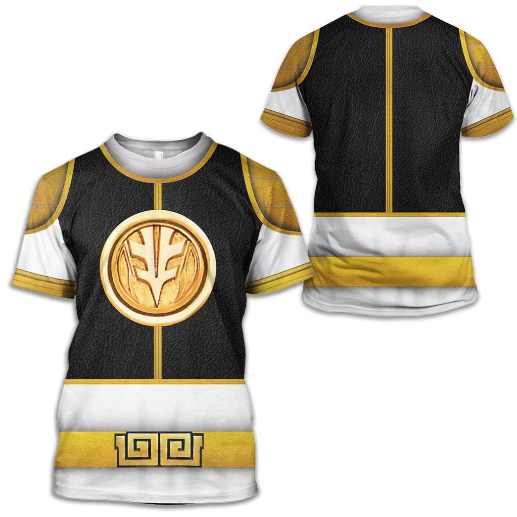 Cosplay White Ranger Costume Hoodie Sweatshirt T-Shirt Sweatpants Tracksuit - Stormmerch Exclusive