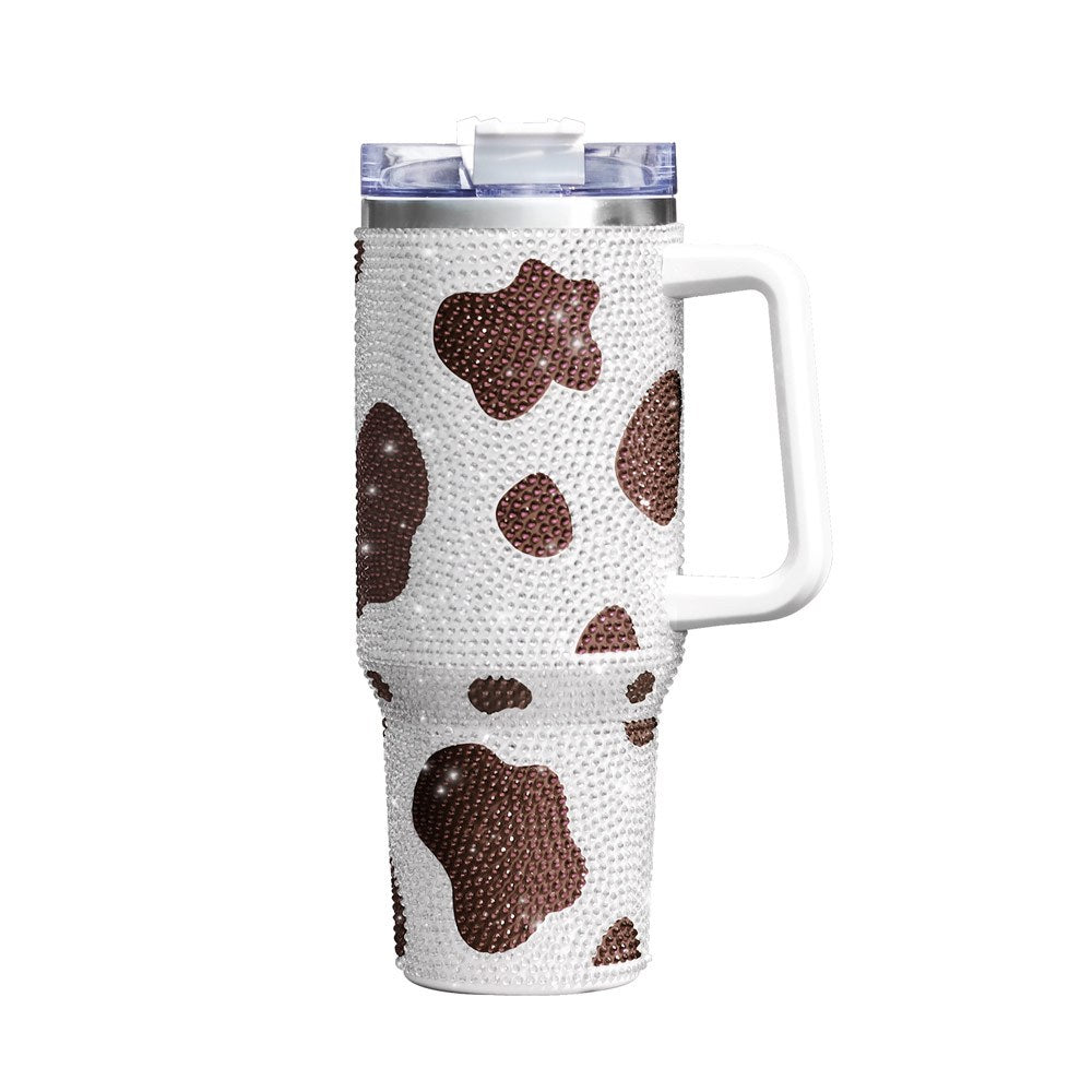 Cow Bling Custom Stanley Cup 40 oz 30 oz Tumbler With Handle