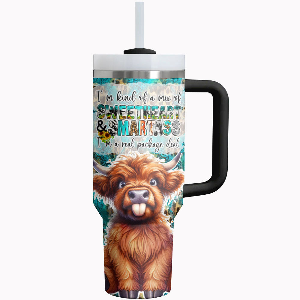 Cow Custom Stanley Cup 40 oz 30 oz Tumbler With Handle