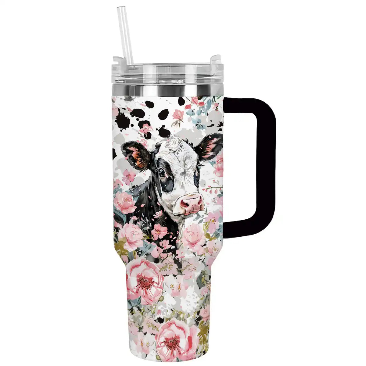 Cow Custom Stanley Cup 40 oz 30 oz Tumbler With Handle