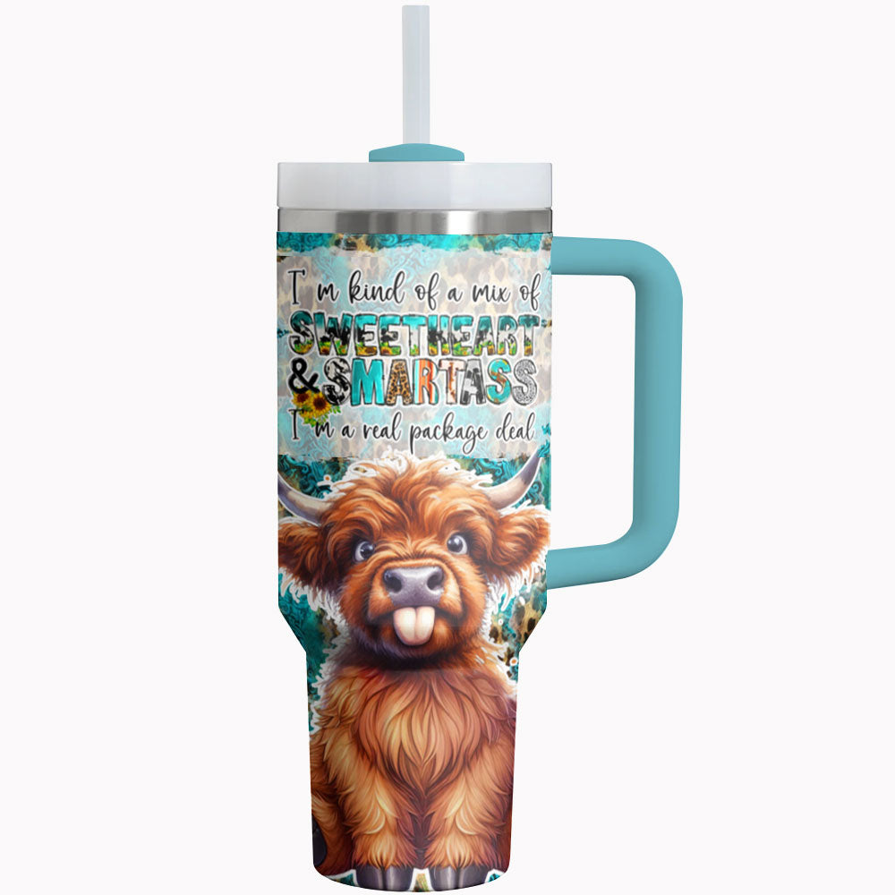 Cow Custom Stanley Cup 40 oz 30 oz Tumbler With Handle