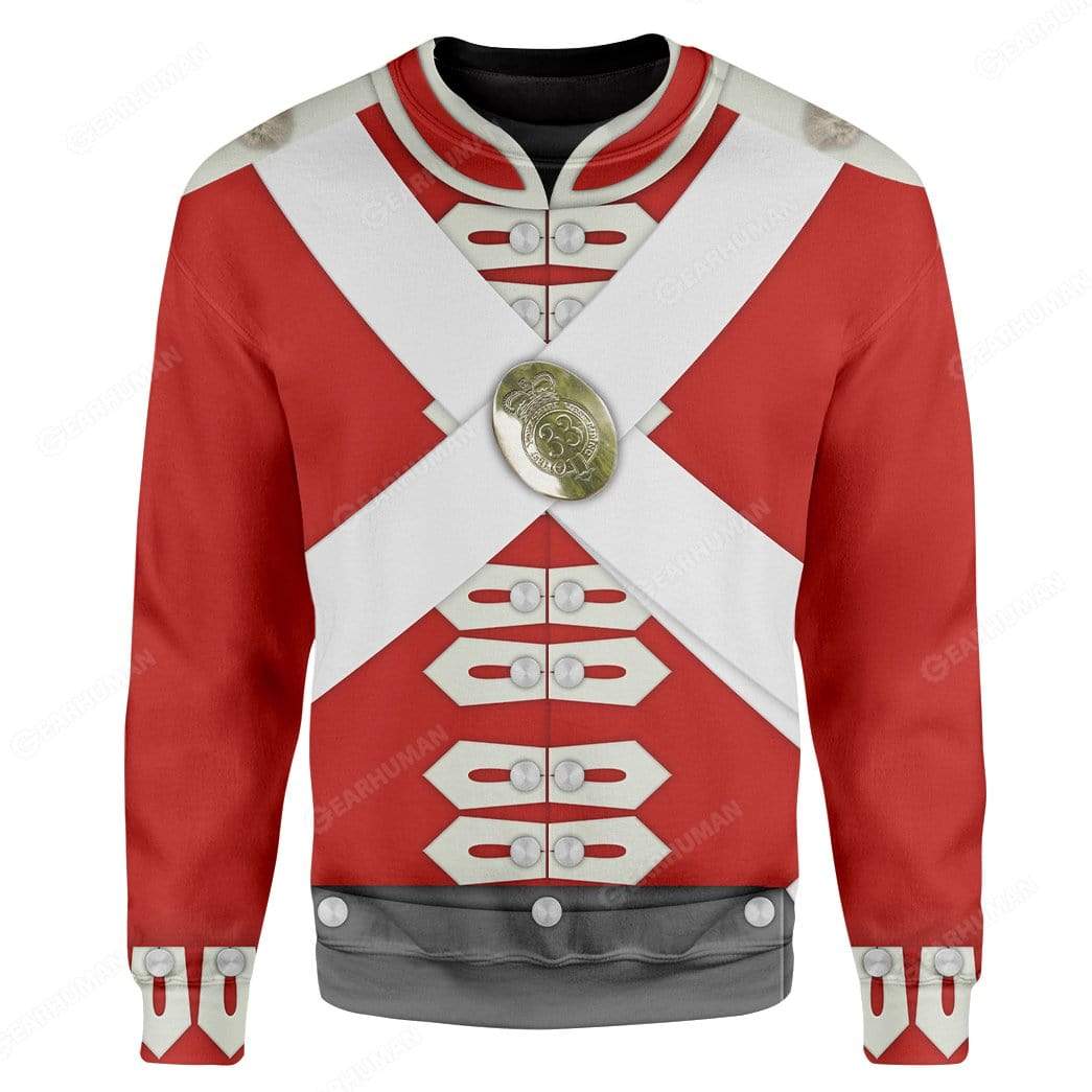 Custome British Army Redcoats Costume Hoodie Sweatshirt T-Shirt Sweatpants Tracksuit - Stormmerch Exclusive