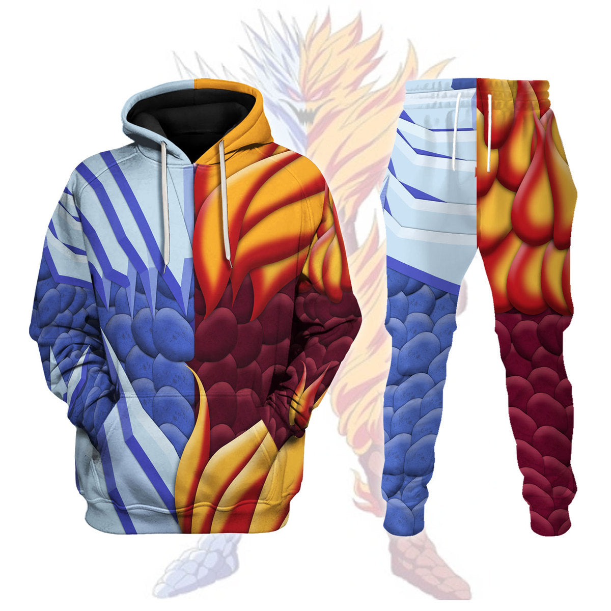 Dai no Daibouken Flazzard Dragon Quest Hoodie T-shirt Sweatpants Cosplay - Stormmerch Exclusive