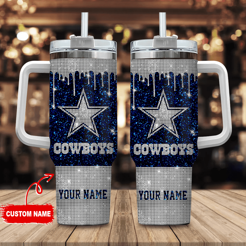 Dallas Cowboys NFL Custom Stanley Cup 40 oz 30 oz Tumbler With Handle