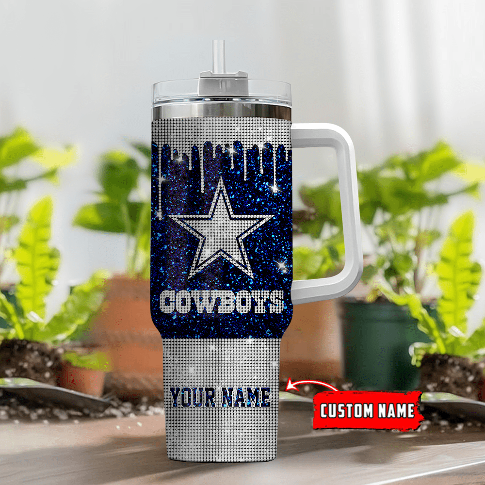 Dallas Cowboys NFL Custom Stanley Cup 40 oz 30 oz Tumbler With Handle