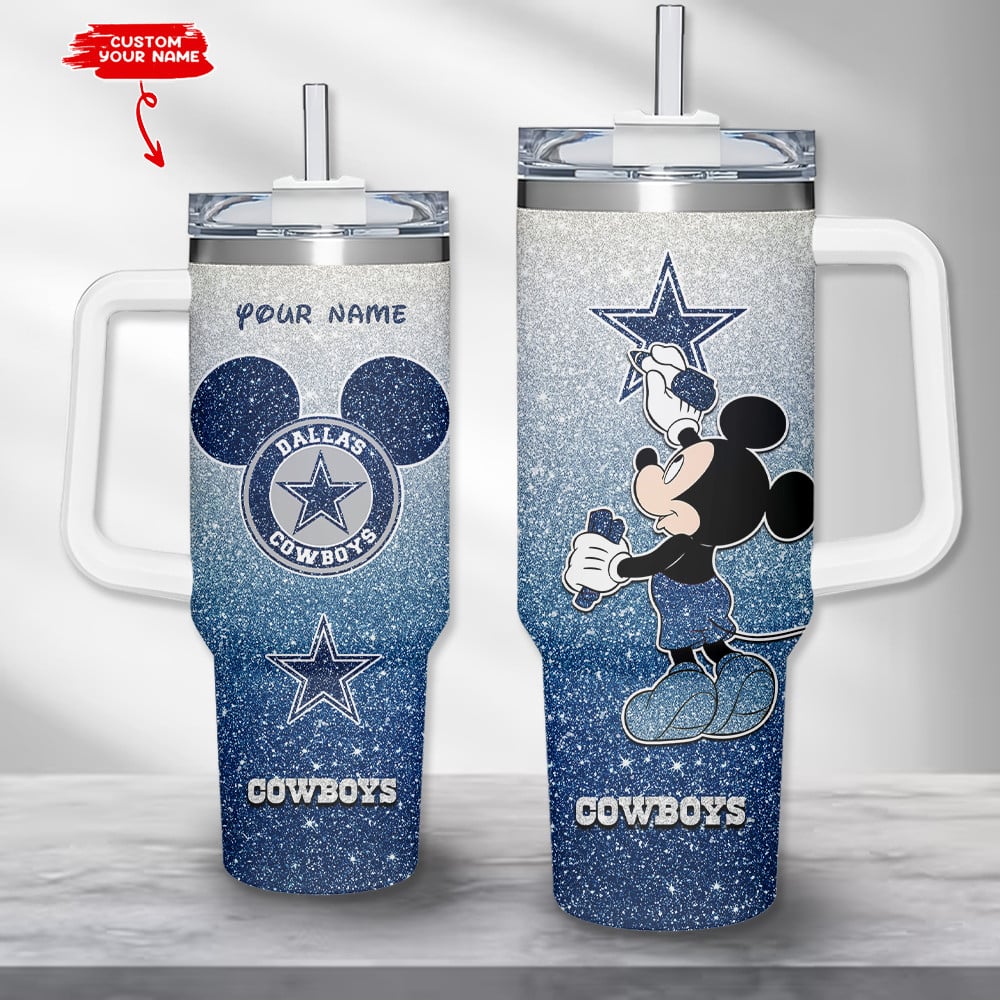 Dallas Cowboys NFL Custom Stanley Cup 40 oz 30 oz Tumbler With Handle