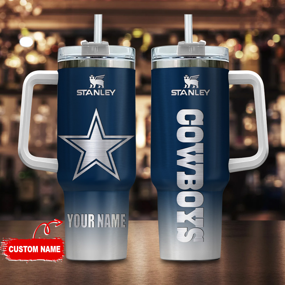 Dallas Cowboys NFL Custom Stanley Cup 40 oz 30 oz Tumbler With Handle