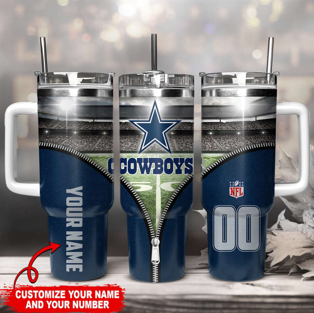 Dallas Cowboys NFL Custom Stanley Cup 40 oz 30 oz Tumbler With Handle