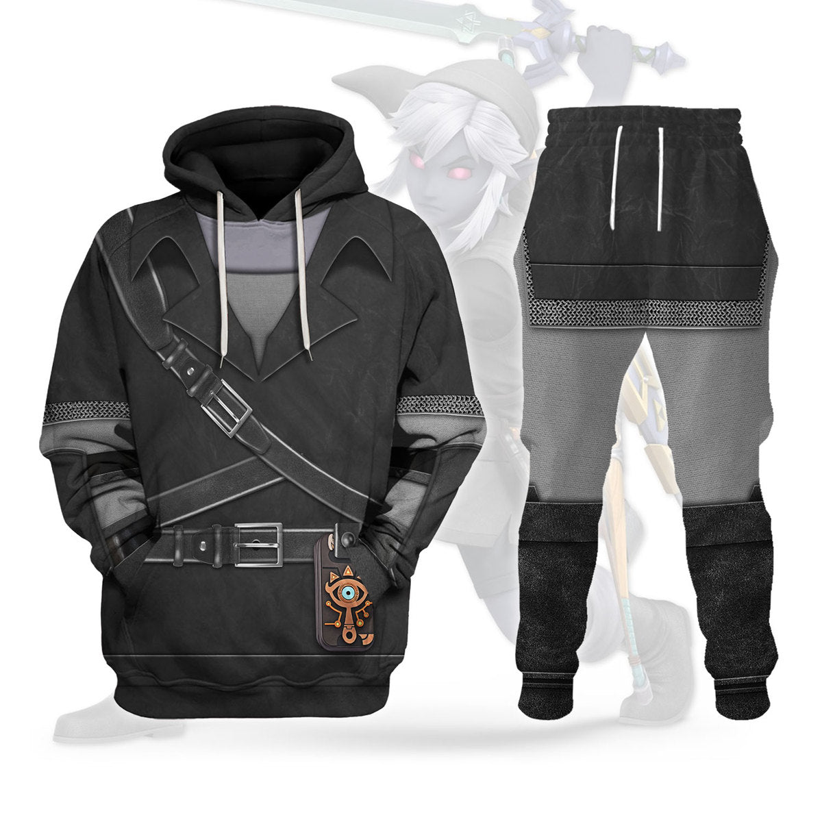 Dark Link Attire Unisex Hoodie Sweatshirt T-shirt Sweatpants Cosplay - Stormmerch Exclusive
