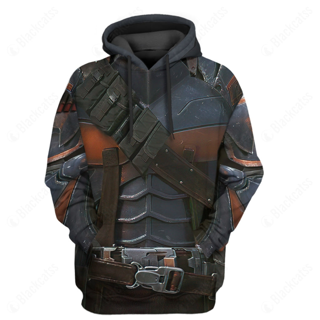 DC Deathstroke Suit Costume Hoodie Sweatshirt T-Shirt Sweatpants Tracksuit - Stormmerch Exclusive