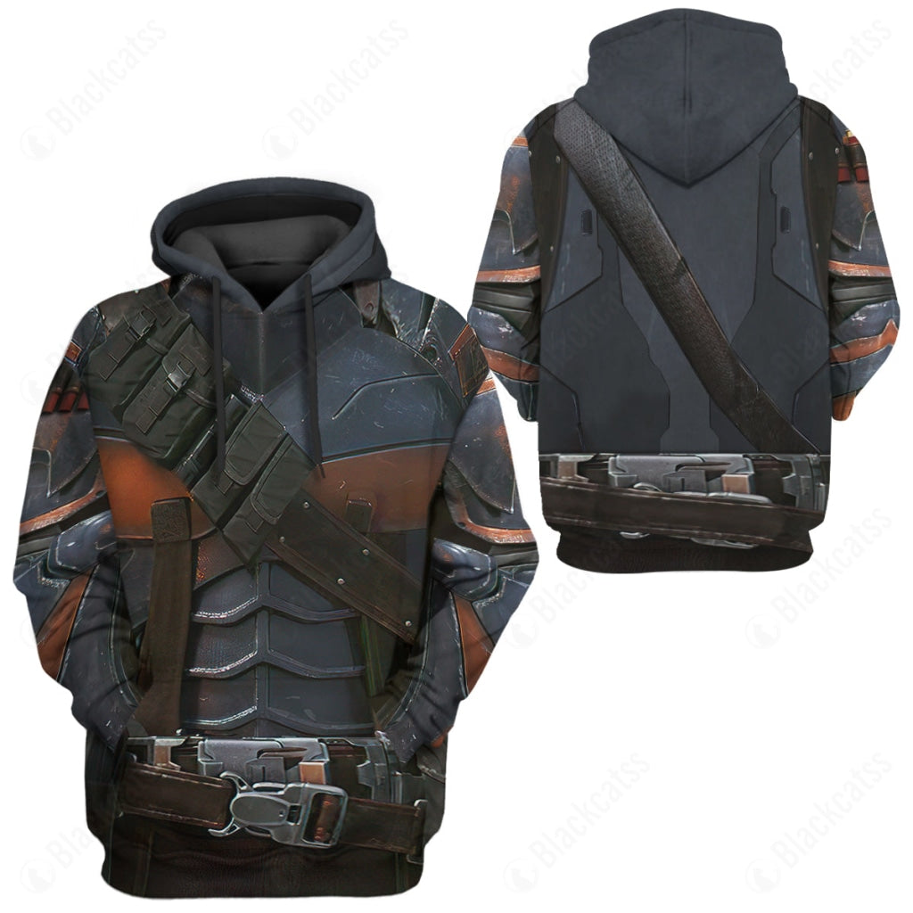 DC Deathstroke Suit Costume Hoodie Sweatshirt T-Shirt Sweatpants Tracksuit - Stormmerch Exclusive