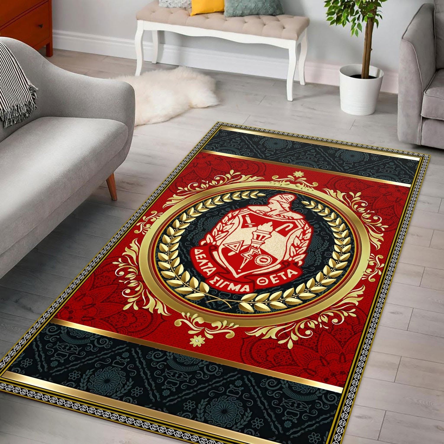 Delta Sigma Theta Rug - Stormmerch Exclusive