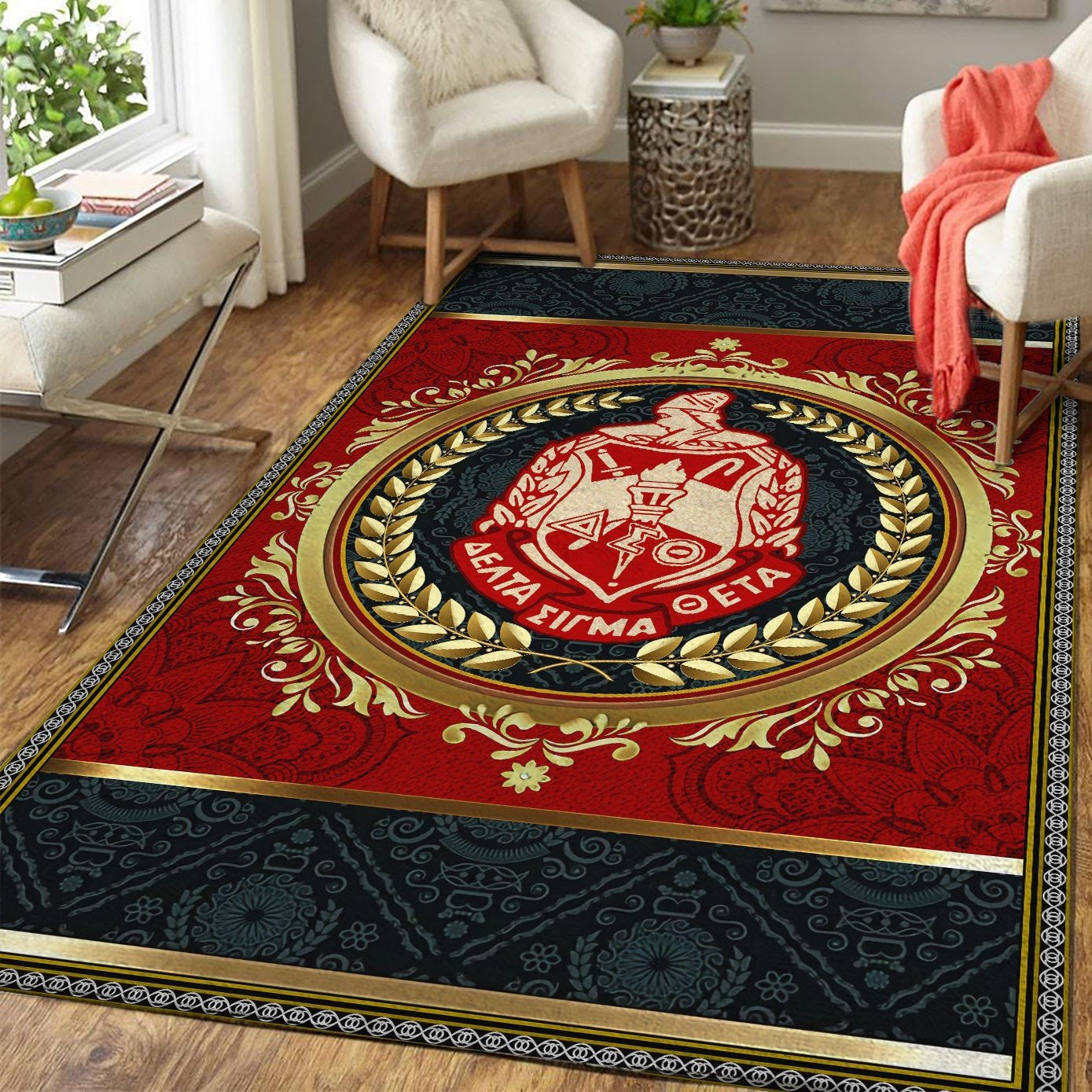 Delta Sigma Theta Rug - Stormmerch Exclusive