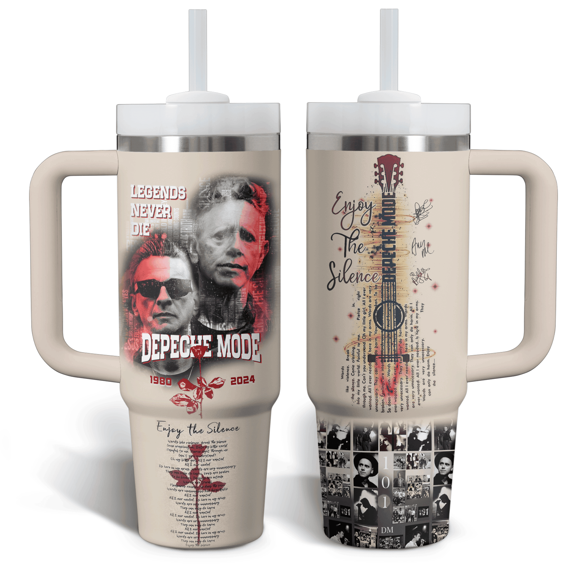 Depeche Mode Music Custom Stanley Cup 40 oz 30 oz Tumbler With Handle