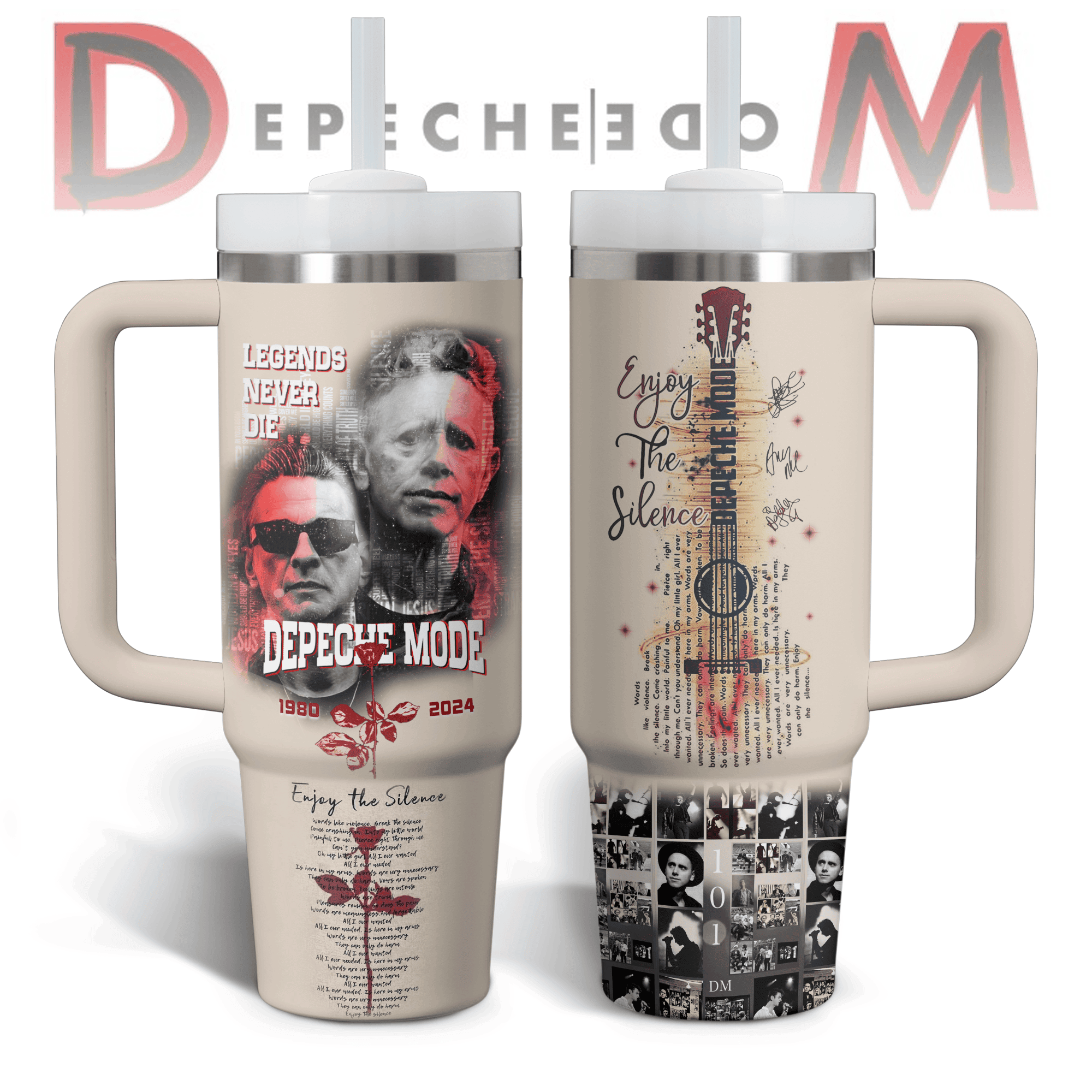 Depeche Mode Music Custom Stanley Cup 40 oz 30 oz Tumbler With Handle