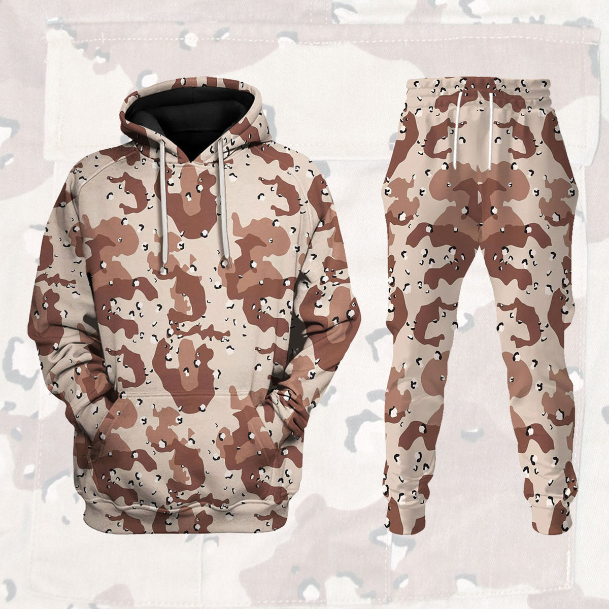 Desert Battle Dress Uniform American Chocolate Chip Desert Battle Dress Uniform CAMO - Stormmerch Exclusive