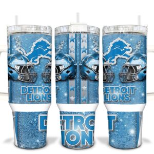 Detroit Lions NFL Custom Stanley Cup 40 oz 30 oz Tumbler With Handle