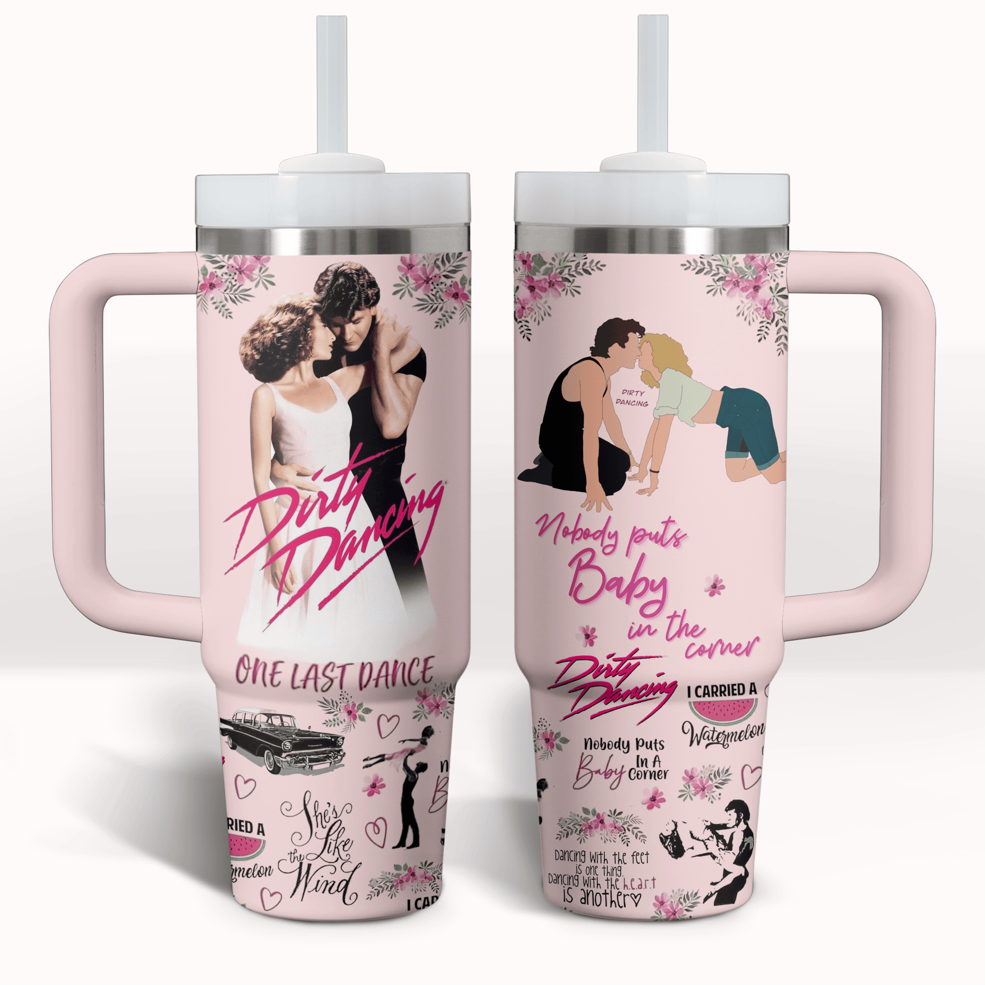 Dirty Dancing Movies Custom Stanley Cup 40 oz 30 oz Tumbler With Handle